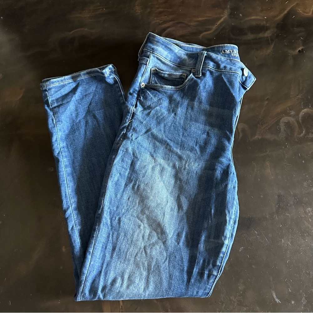 AE size 18 long skinny jeans
